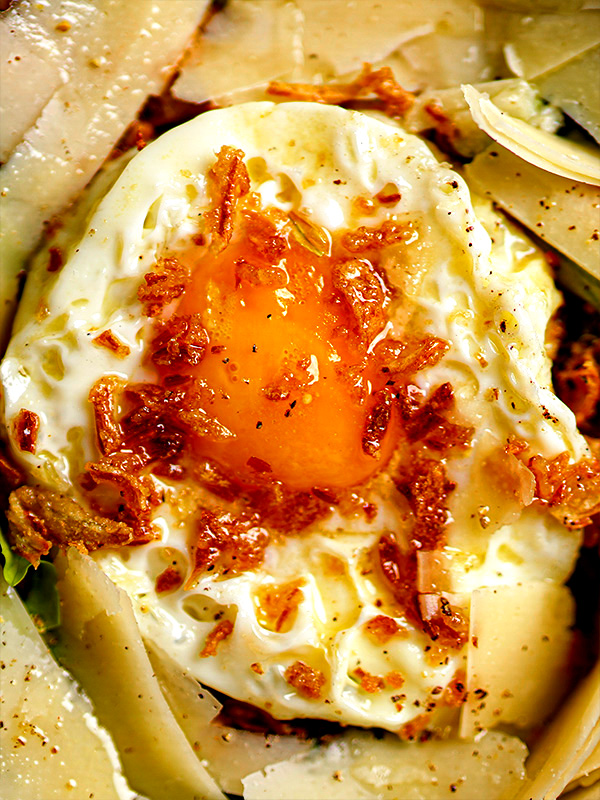 salade oeuf - restaurant burger versailles