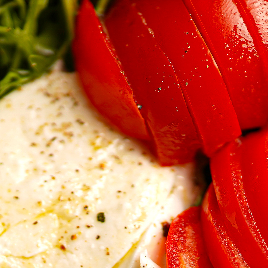 tomate mozza produits frais restaurant burger versaillees